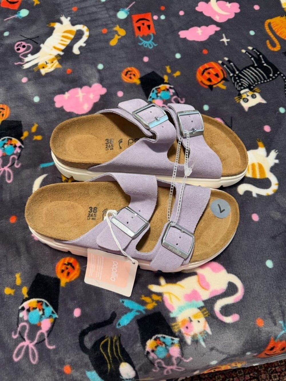 Birkenstock Papillio Arizona Chunky Suede Leather